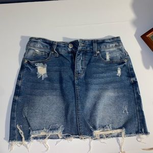 Women’s mini jean skirt